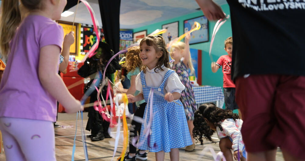 A birthday party at the theatre