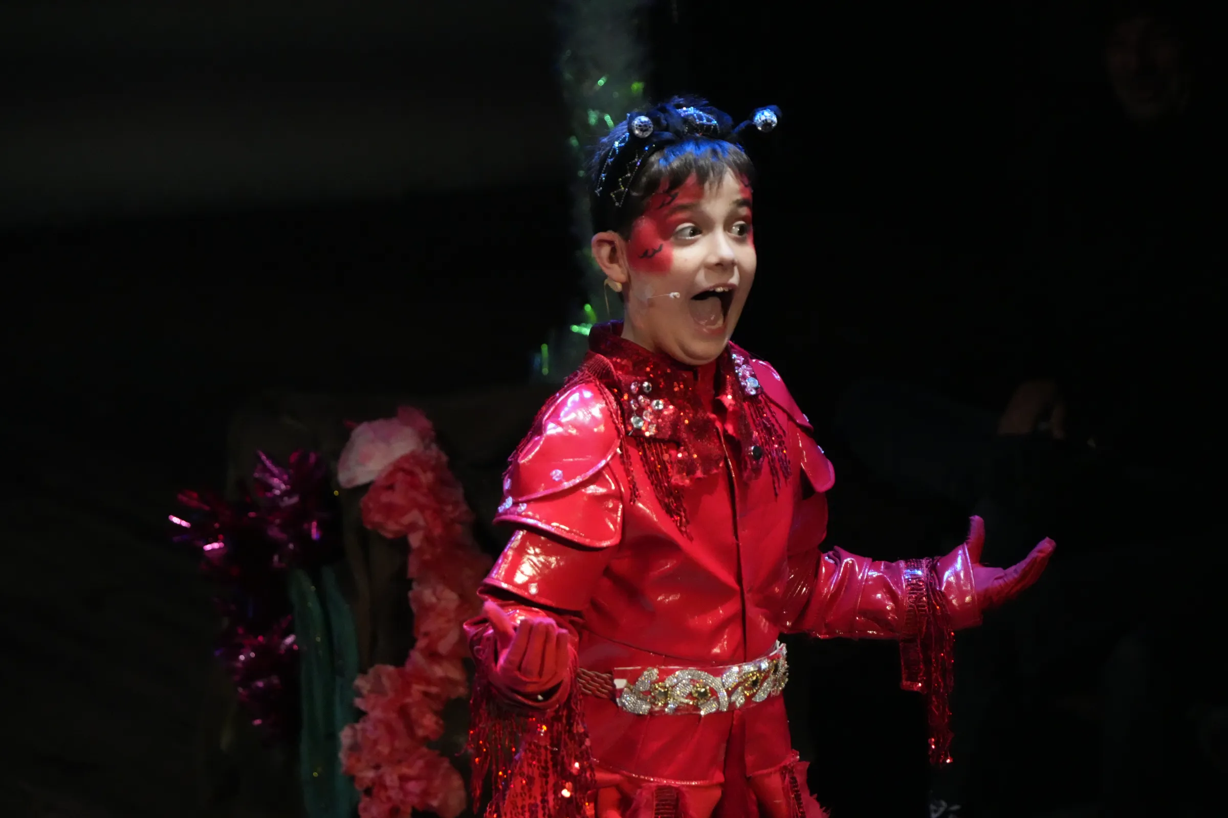 A Young Star mid-performance